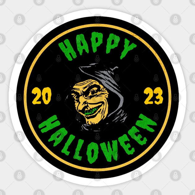 Happy Halloween 2023 Sticker by The Sherwood Forester